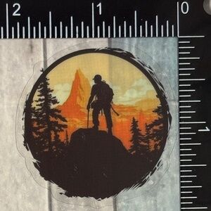 🌀10/$10🌀 Translucent Adventure Outdoor Reusable Waterproof Vinyl Sticker Decal